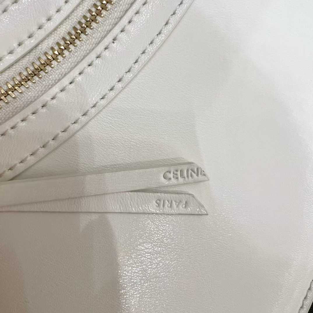 Celine Flat Cabas New Luggage In Glossy Calfskin view 6