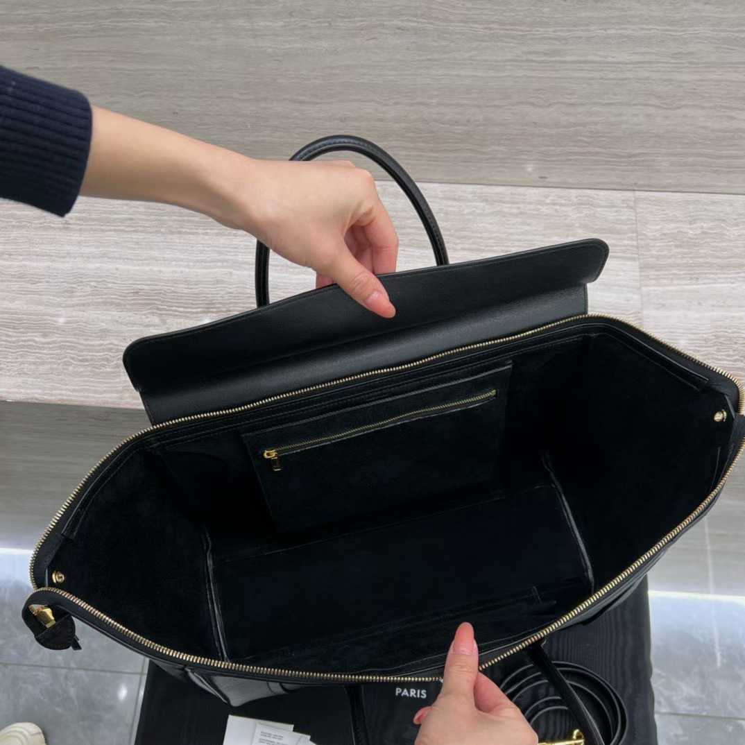 Celine Medium New Luggage In Supple Shiny Lambskin view 4