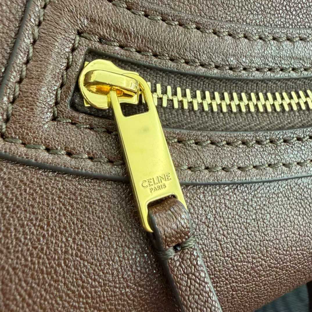 Celine Medium New Luggage In Supple Shiny Lambskin view 5