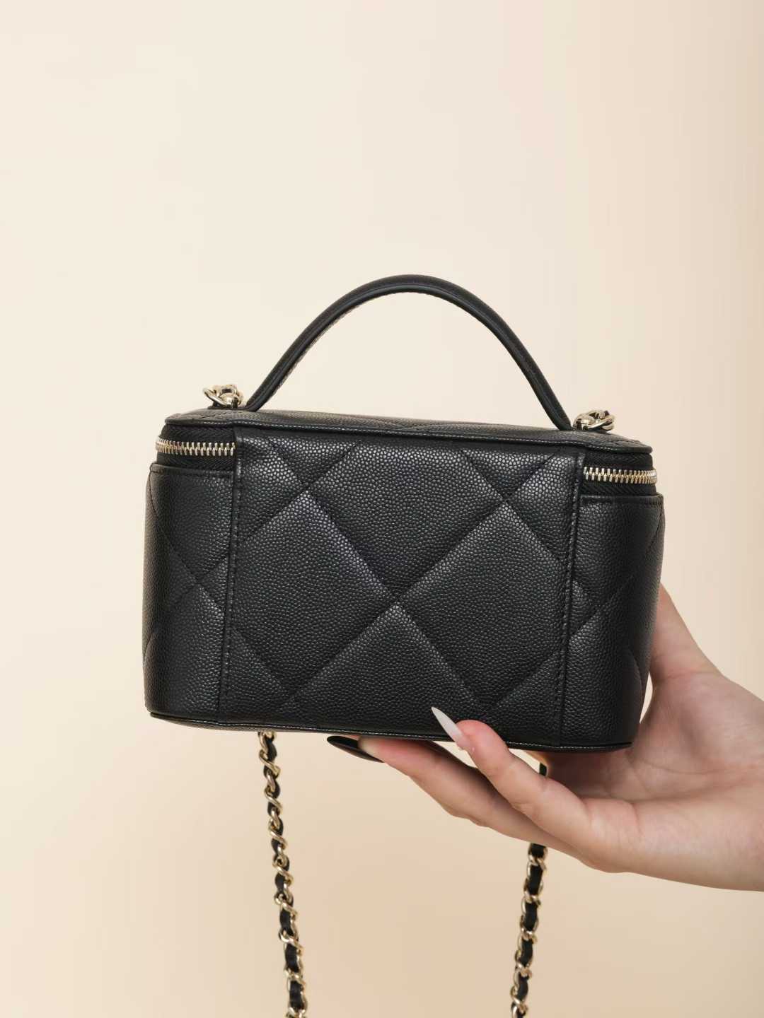 Chanel Chain makeup bag view 2