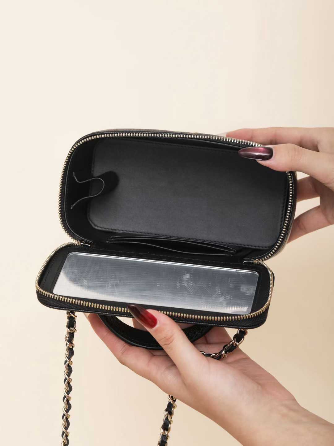 Chanel Chain makeup bag view 3