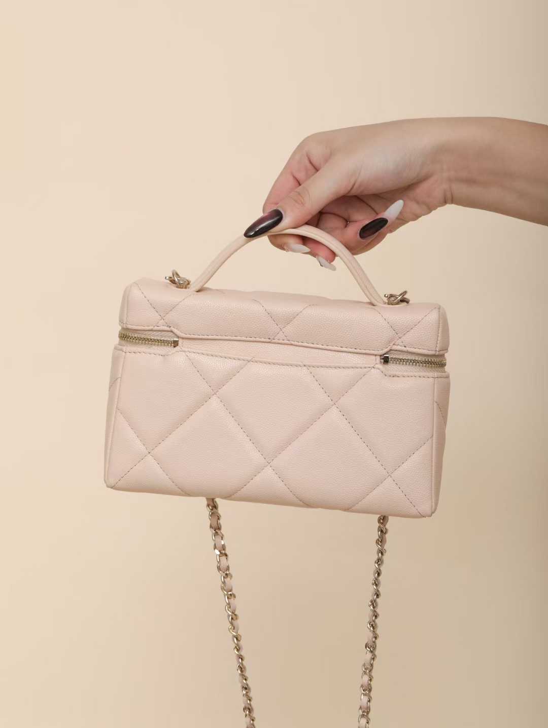 Chanel Chain makeup bag view 2