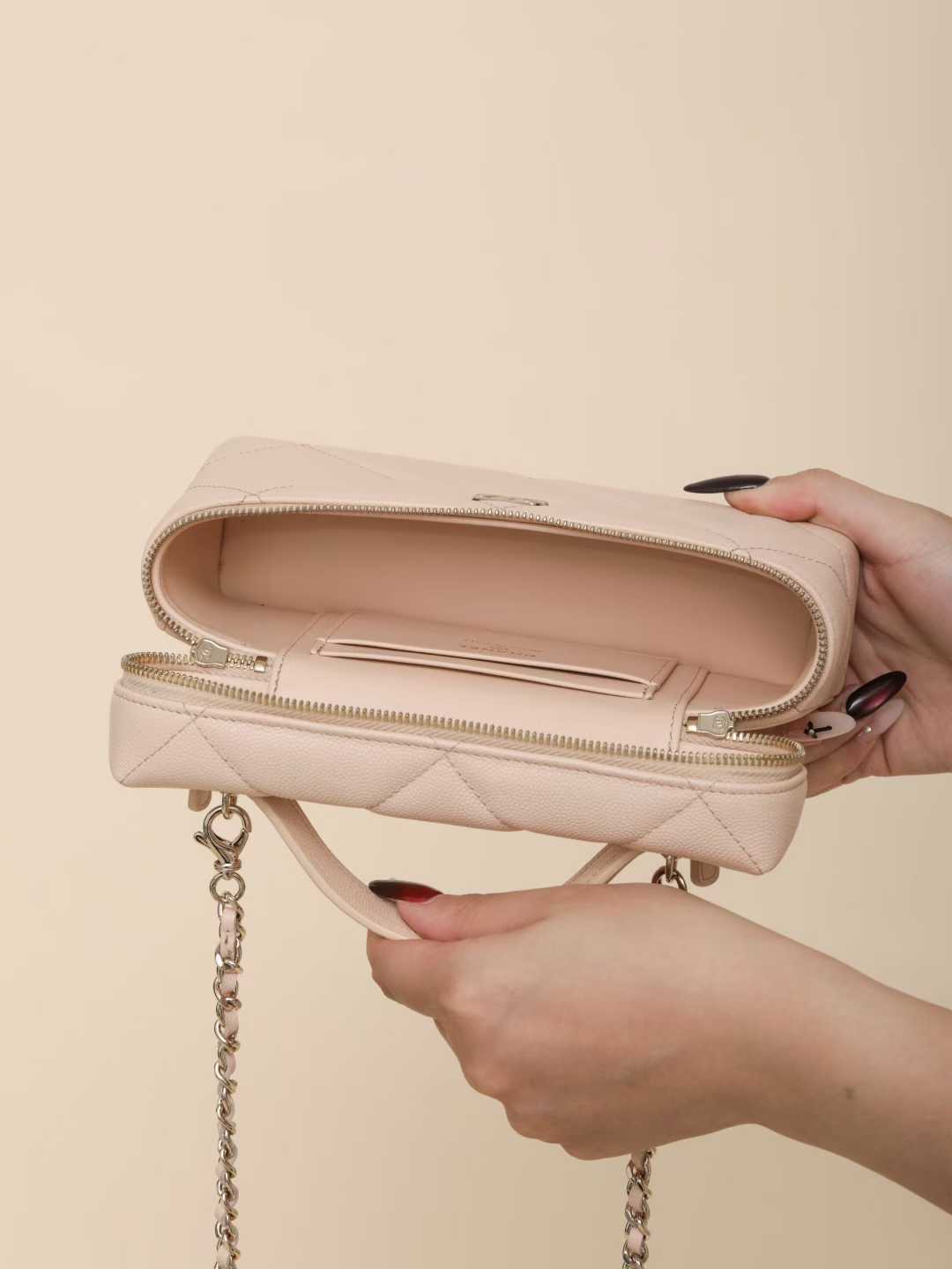 Chanel Chain makeup bag view 3