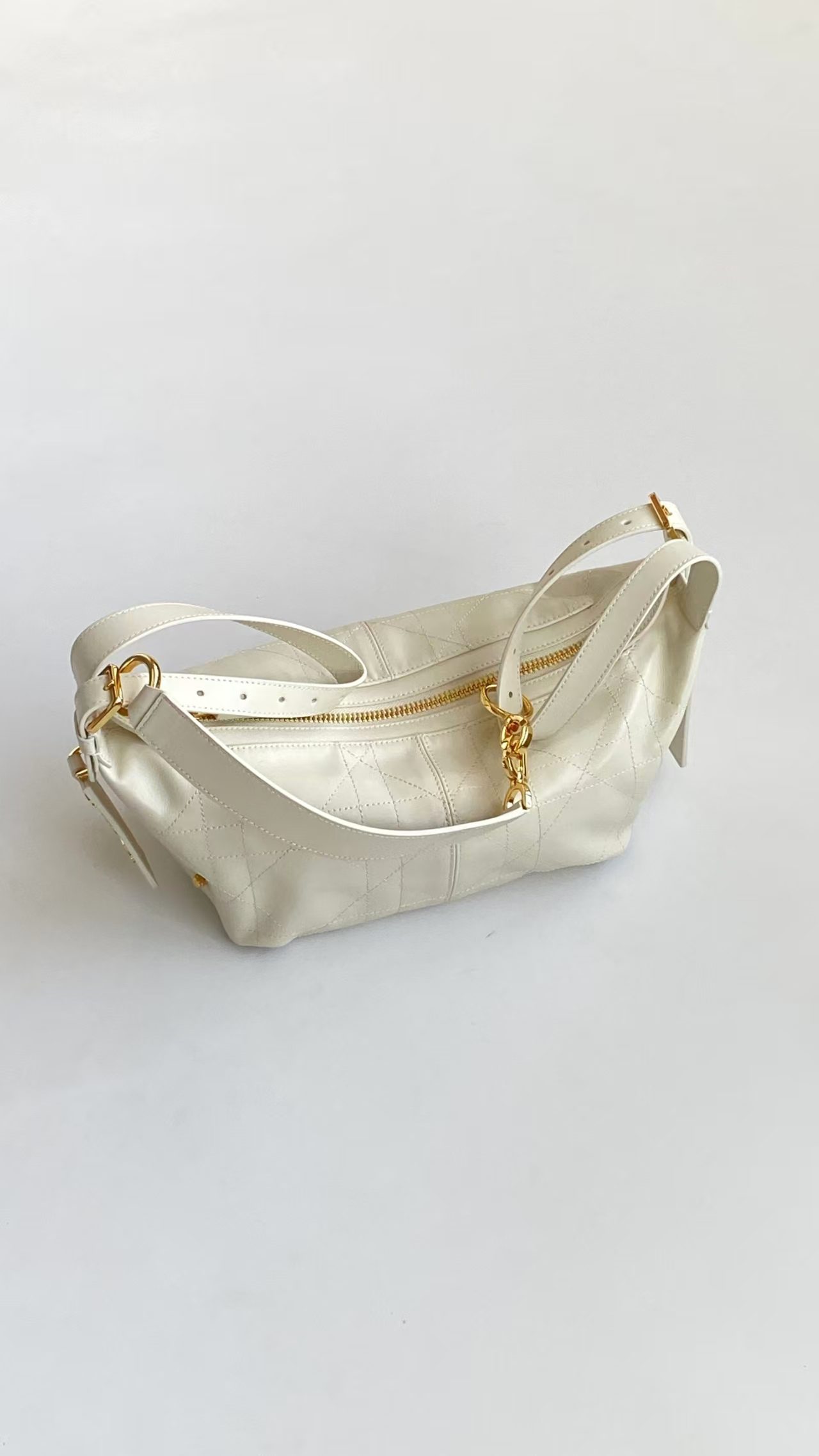Dior D-Journey Bag in Crinkled Calfskin view 1