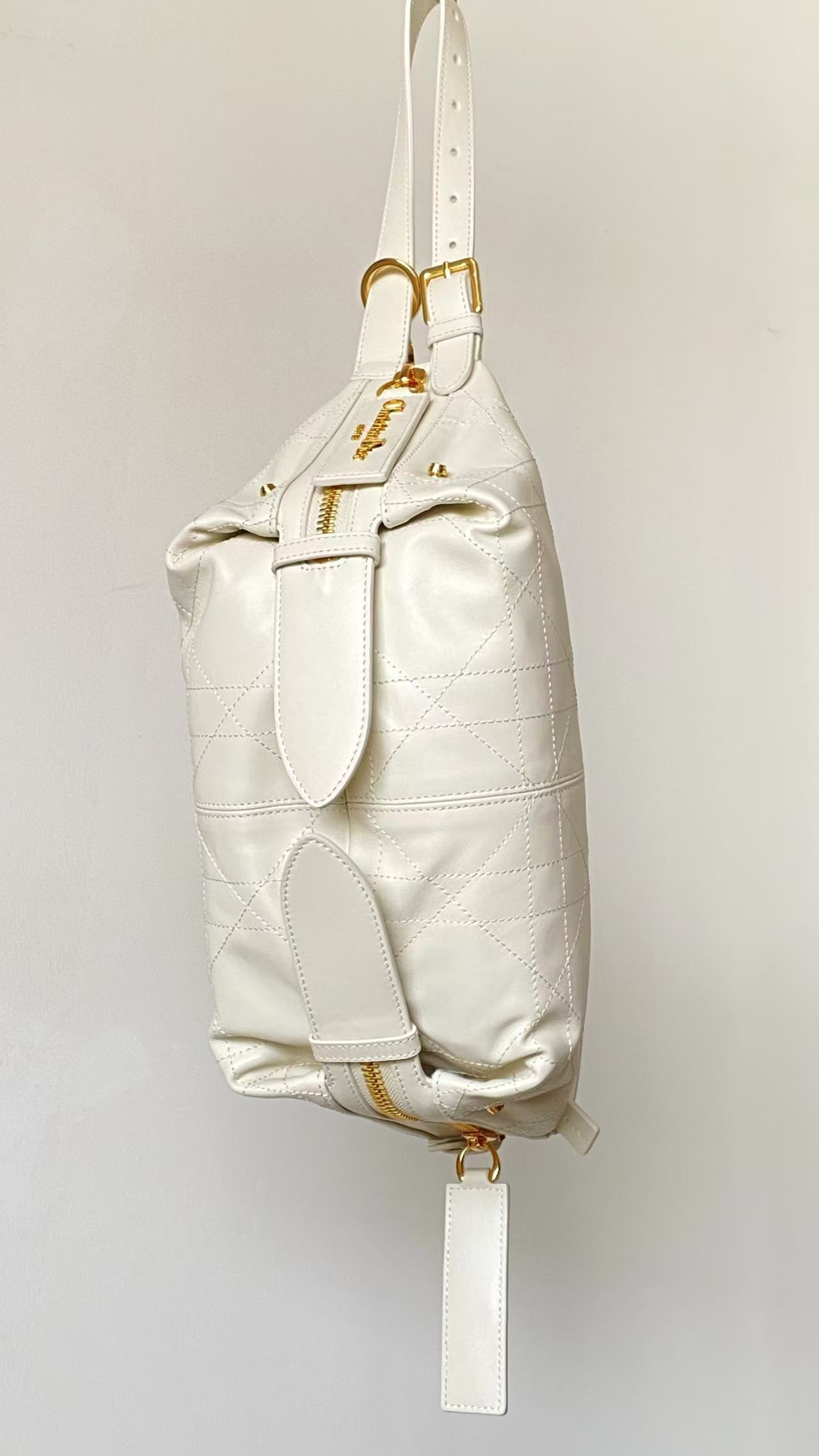 Dior D-Journey Bag in Crinkled Calfskin view 3