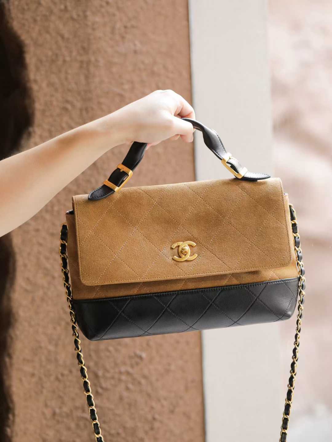 Chanel Large Flap Bag with Top Handle view 1