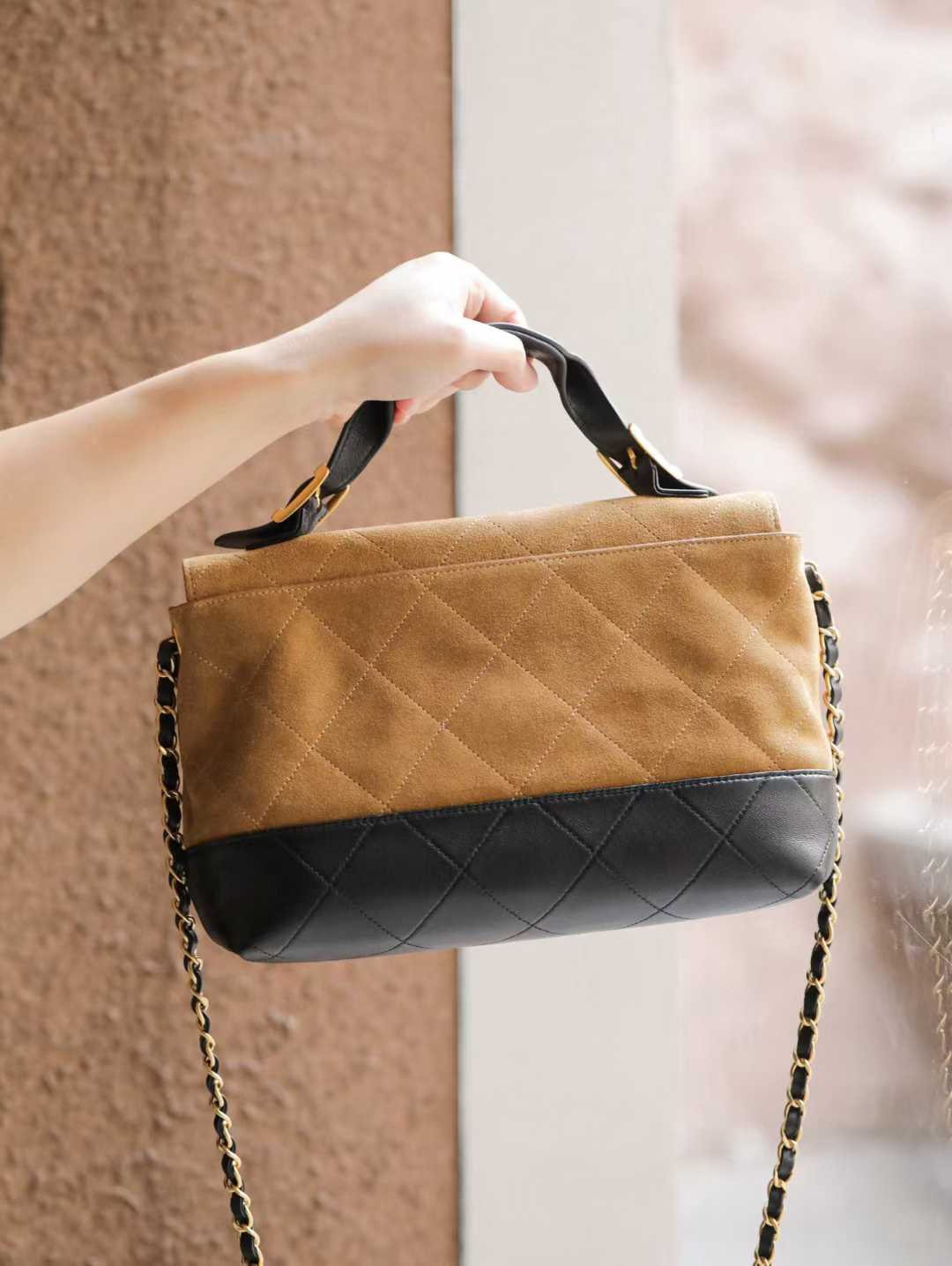 Chanel Large Flap Bag with Top Handle view 2