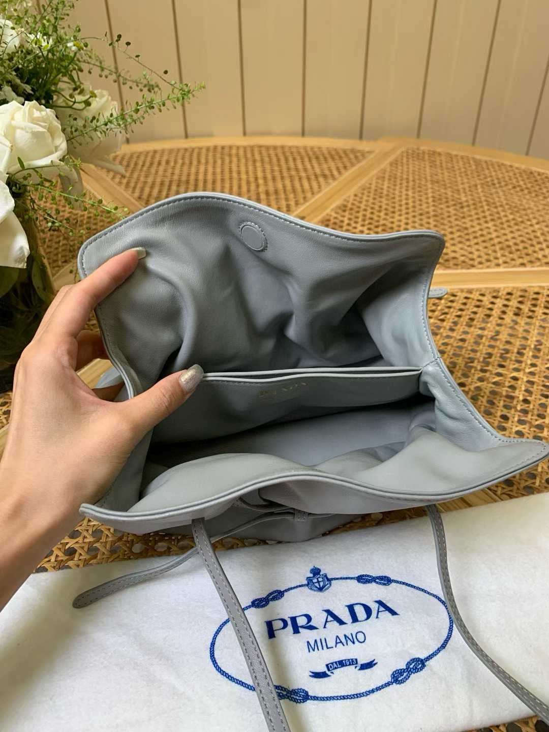 Prada Dada small nappa leather bag view 8