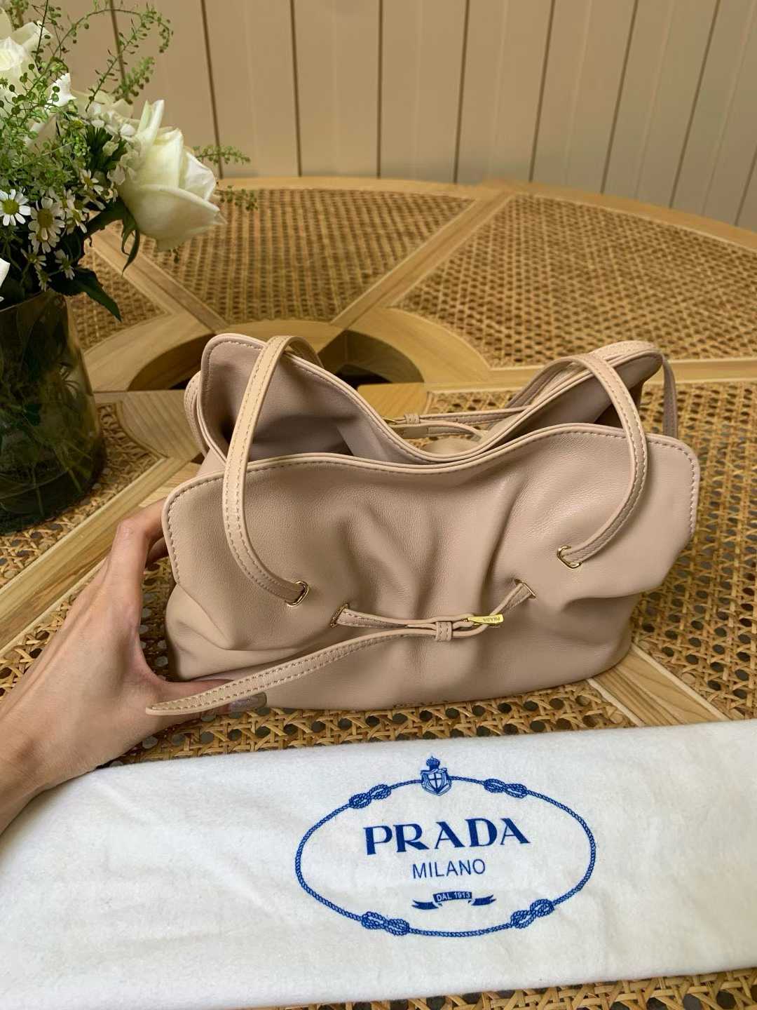 Prada Dada small nappa leather bag view 2