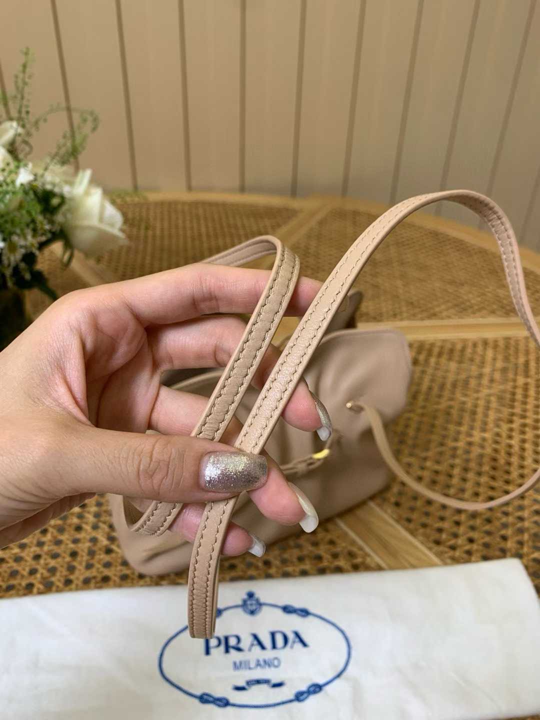 Prada Dada small nappa leather bag view 4