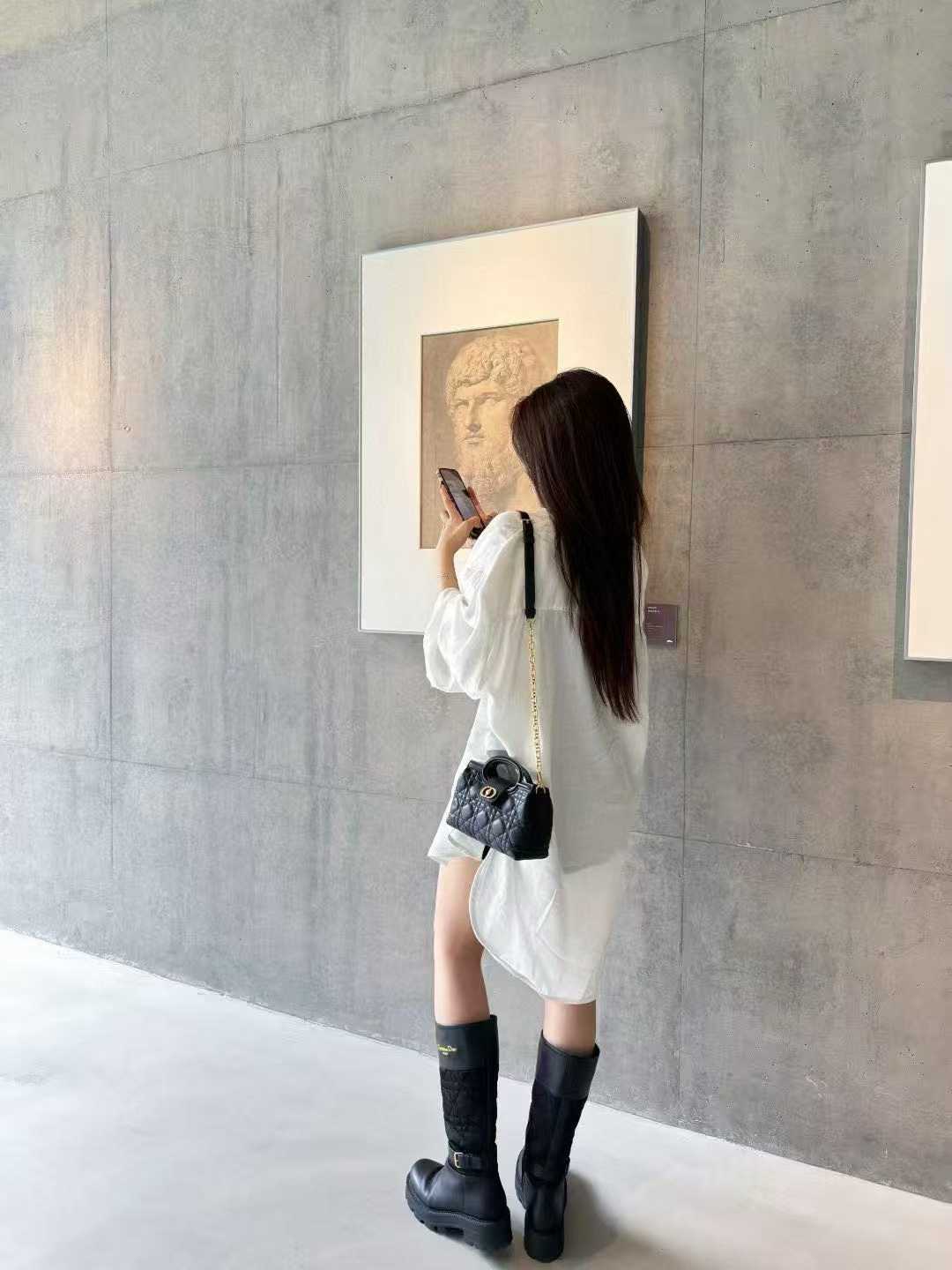 Dior Jolie Top Handle Mini Bag view 9