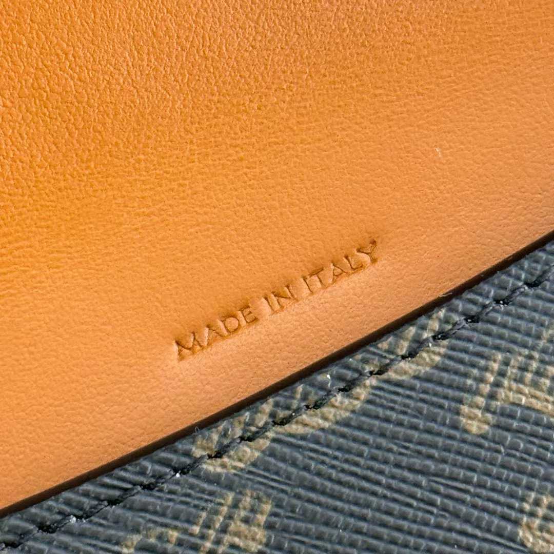 Celine DUO WALLET ON STRAP IN Triomphe Canvas and Calfskin view 6