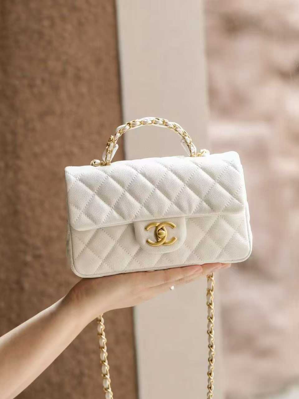 Chanel Small Flap Bag with Top Handle view 1