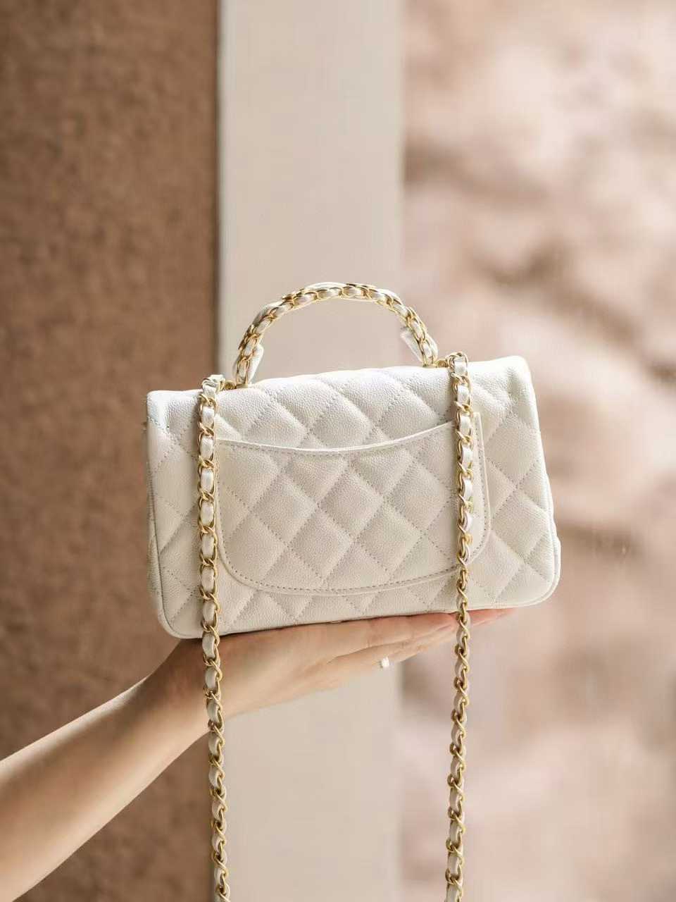 Chanel Small Flap Bag with Top Handle view 2