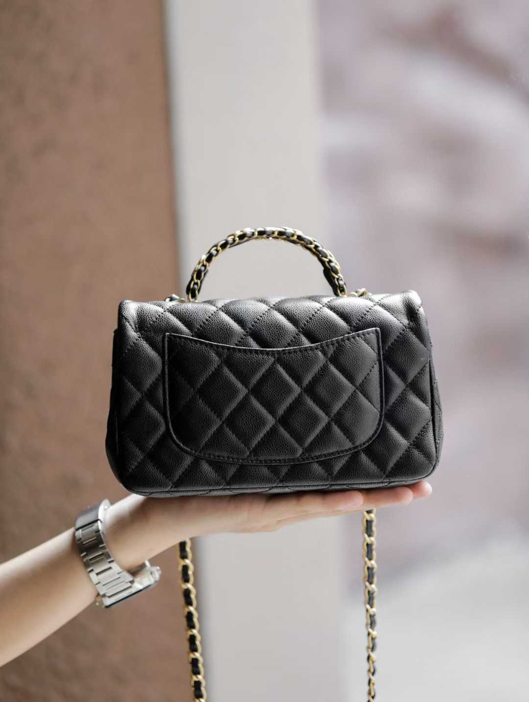Chanel Small Flap Bag with Top Handle view 2