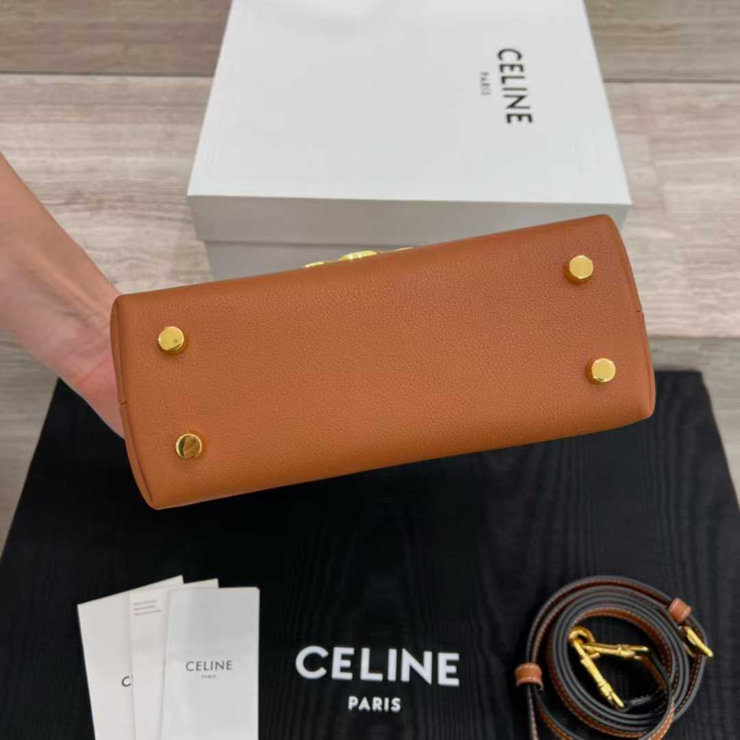 Celine Medium Nino Bag In Supple Grained Calfskin view 3
