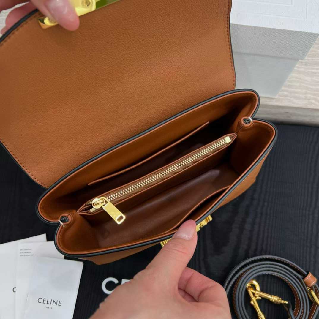 Celine Medium Nino Bag In Supple Grained Calfskin view 4