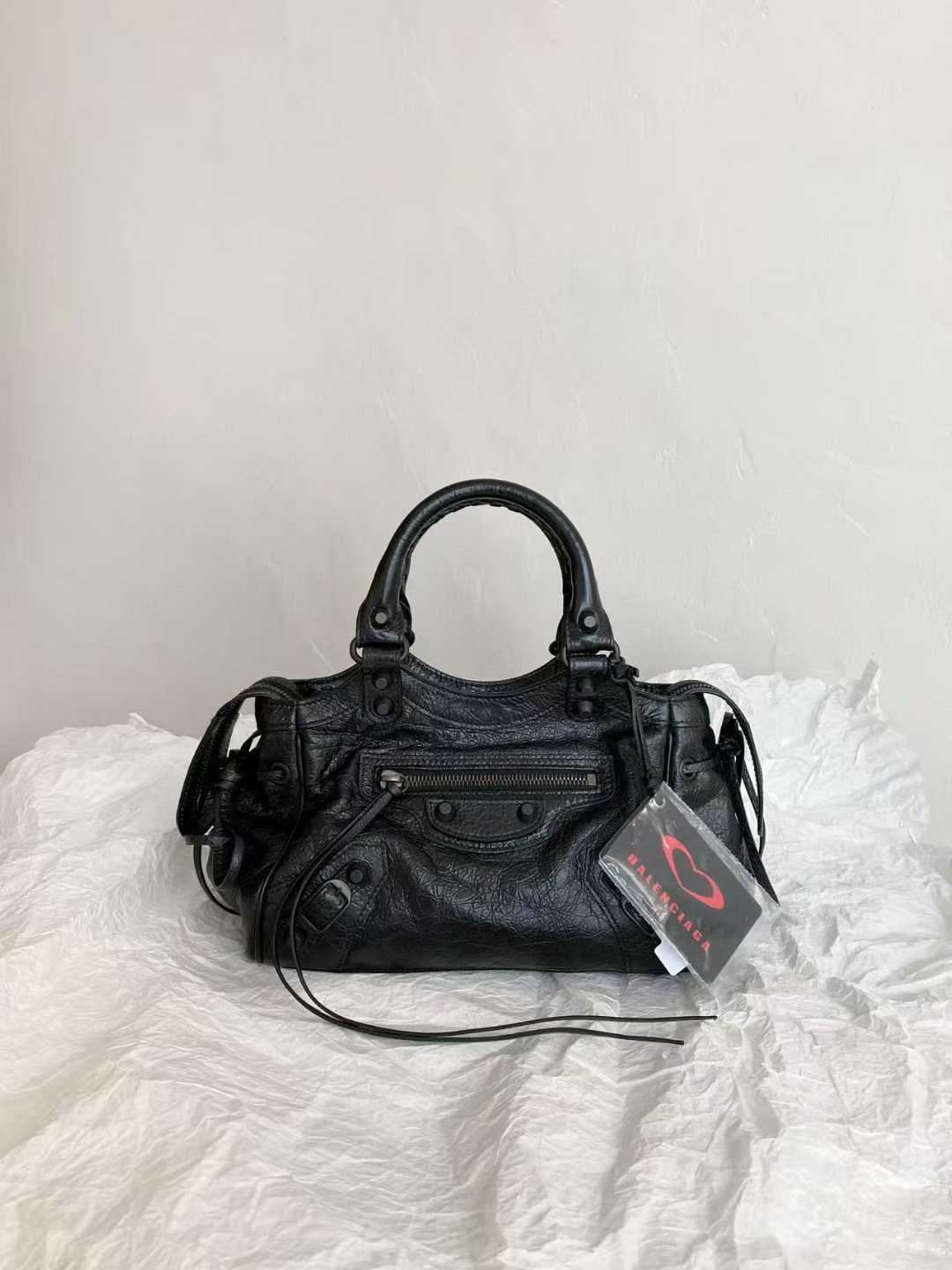 Balenciaga le city Bowling motorcycle bag view 1