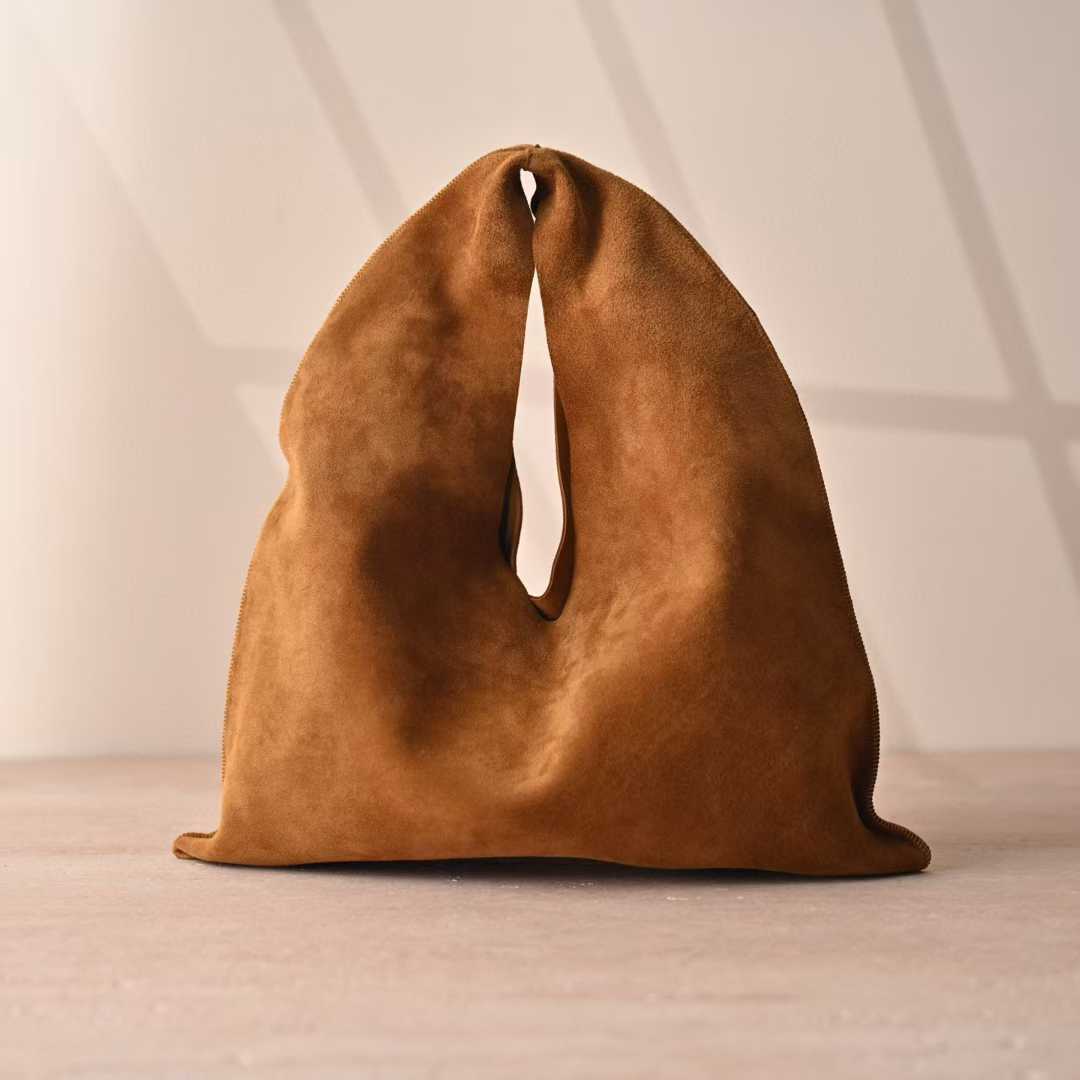 The Row Small Bindle Suede handbag view 1