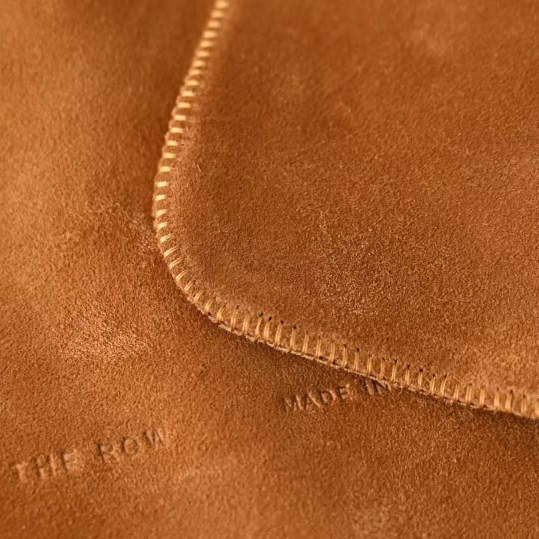 The Row Small Bindle Suede handbag view 6