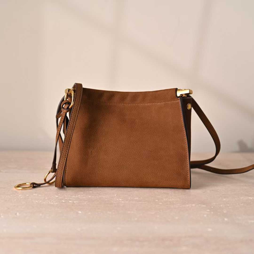 Alaïa Le Click Small Square Bag In Nubuck view 11