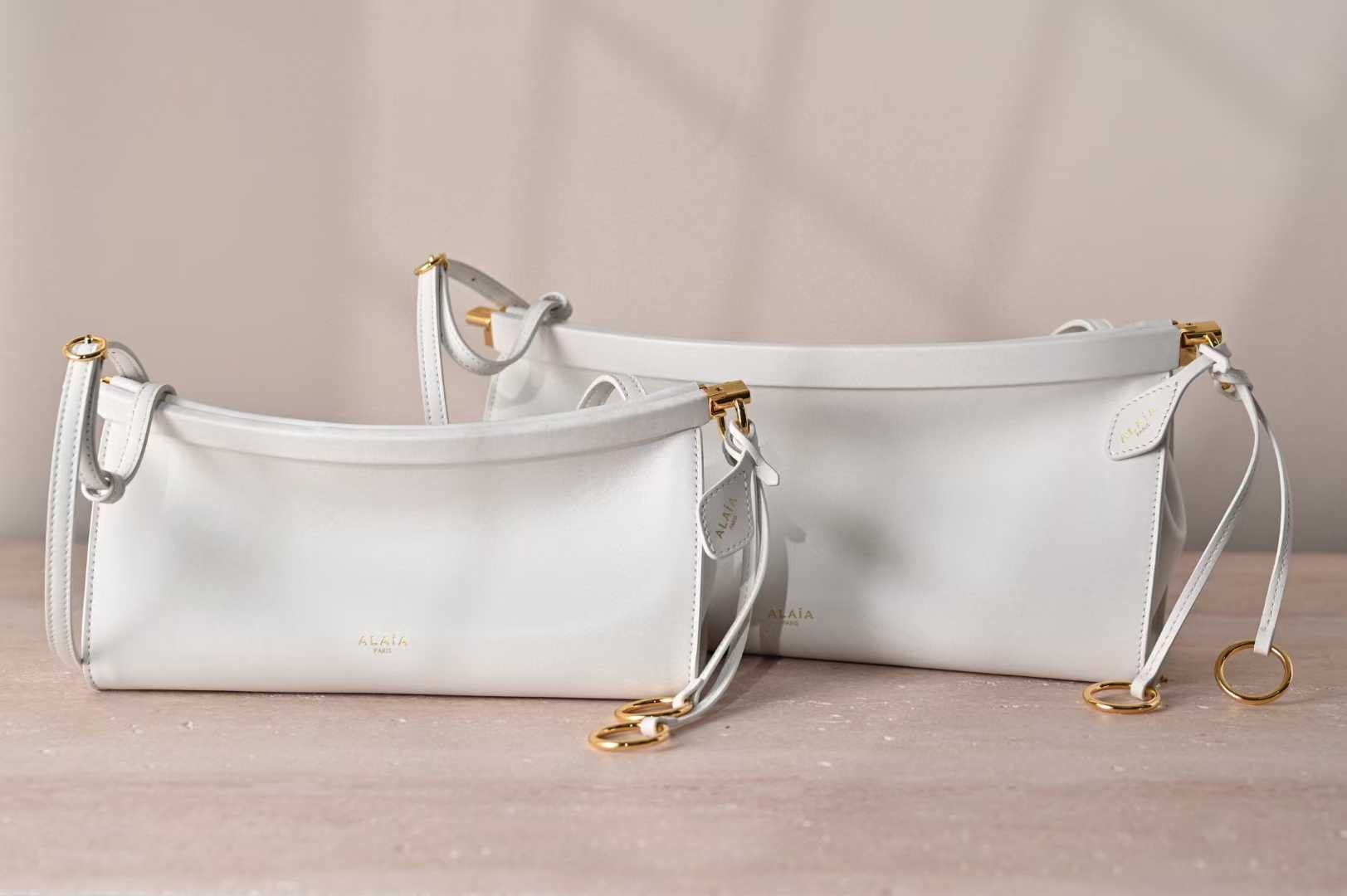 Alaïa Le Click East West Small Bag In Nubuck view 25