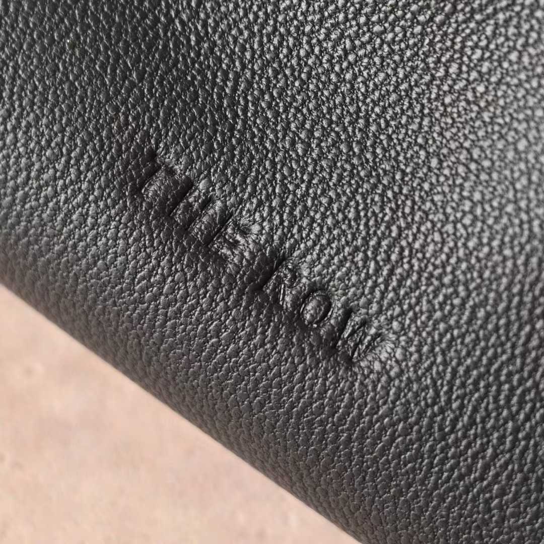 The Row Bourse Clutch Leather handbags view 3