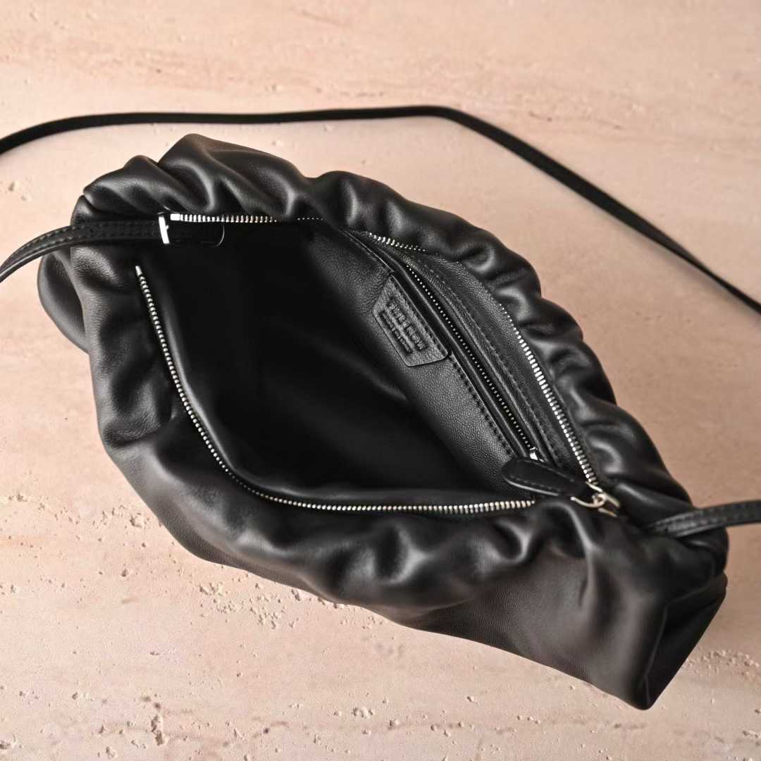 The Row Bourse Clutch Leather handbags view 5