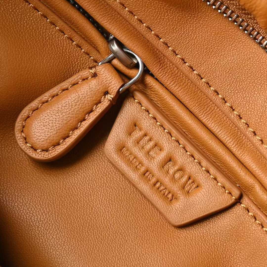 The Row Bourse Clutch Leather handbags view 6