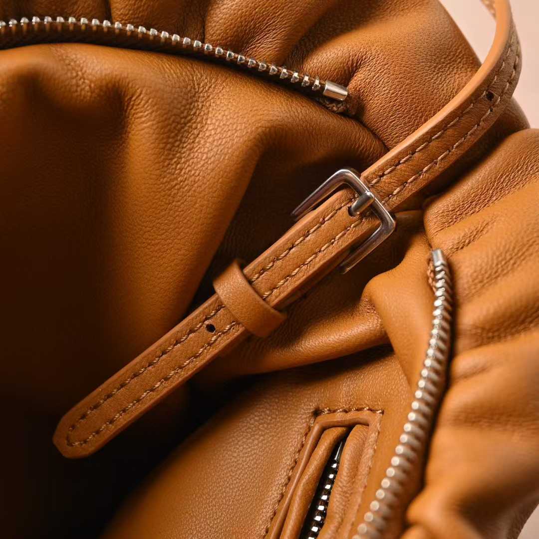 The Row Bourse Clutch Leather handbags view 7
