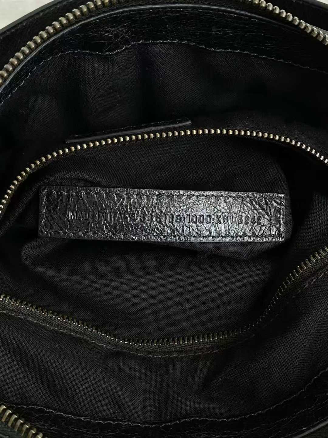 Balenciaga Women’s Le City Pouch On Strap in Black view 7
