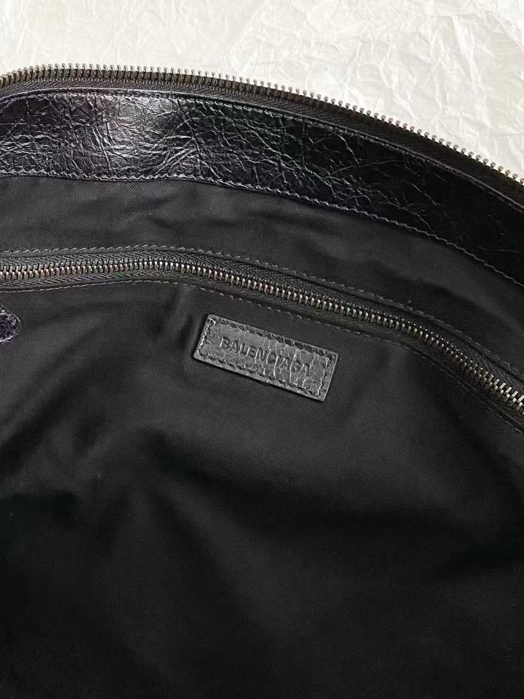 Balenciaga Women’s Le City Pouch On Strap in Black view 5