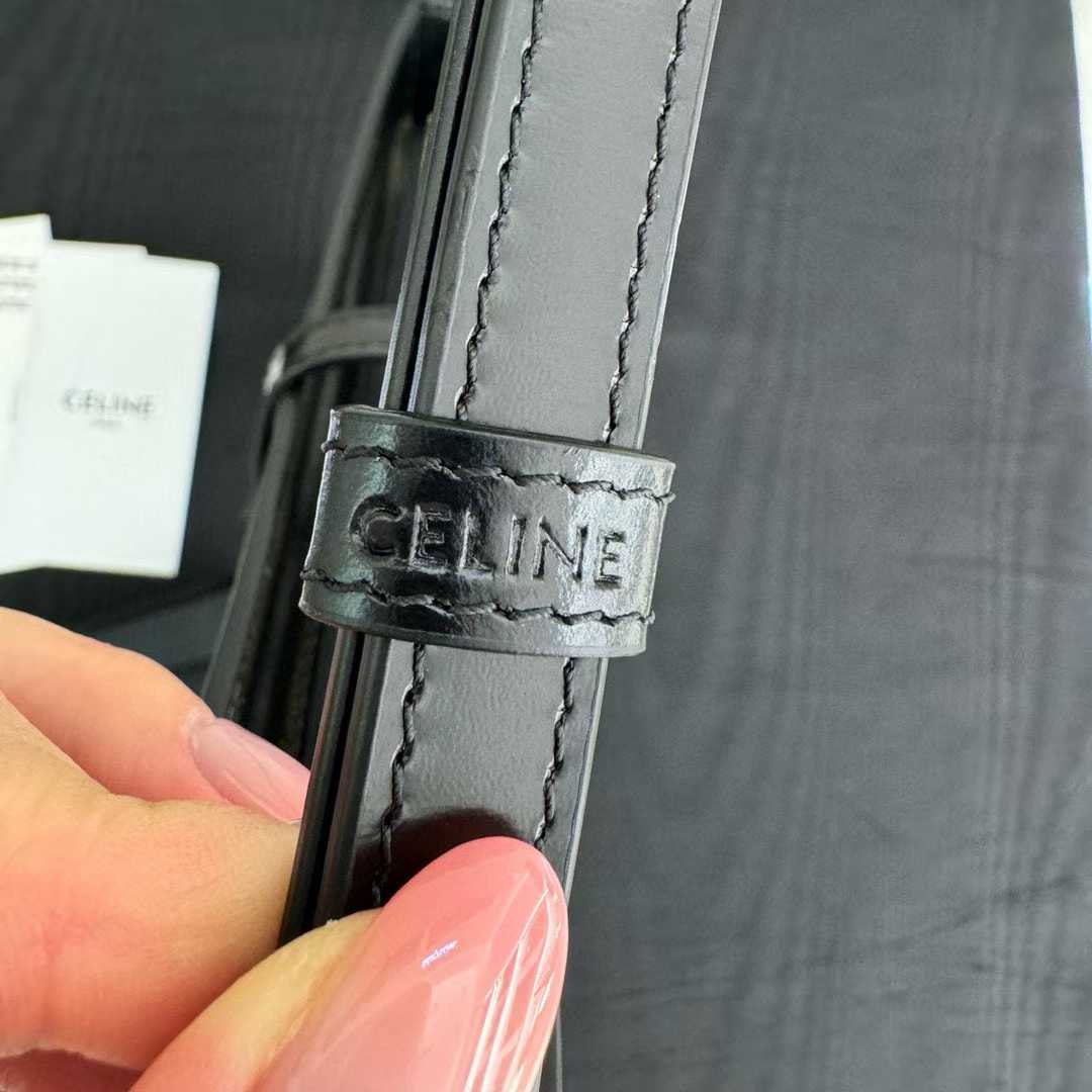 Celine TINA SHOULDER BAG IN shiny calfskin view 9
