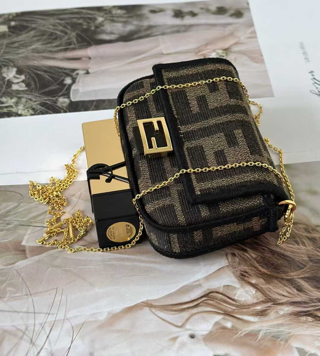 Fendi Nano Baguette Charm view 2