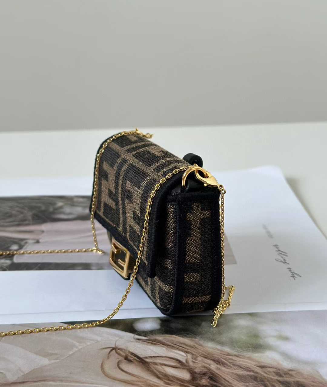 Fendi Nano Baguette Charm view 3