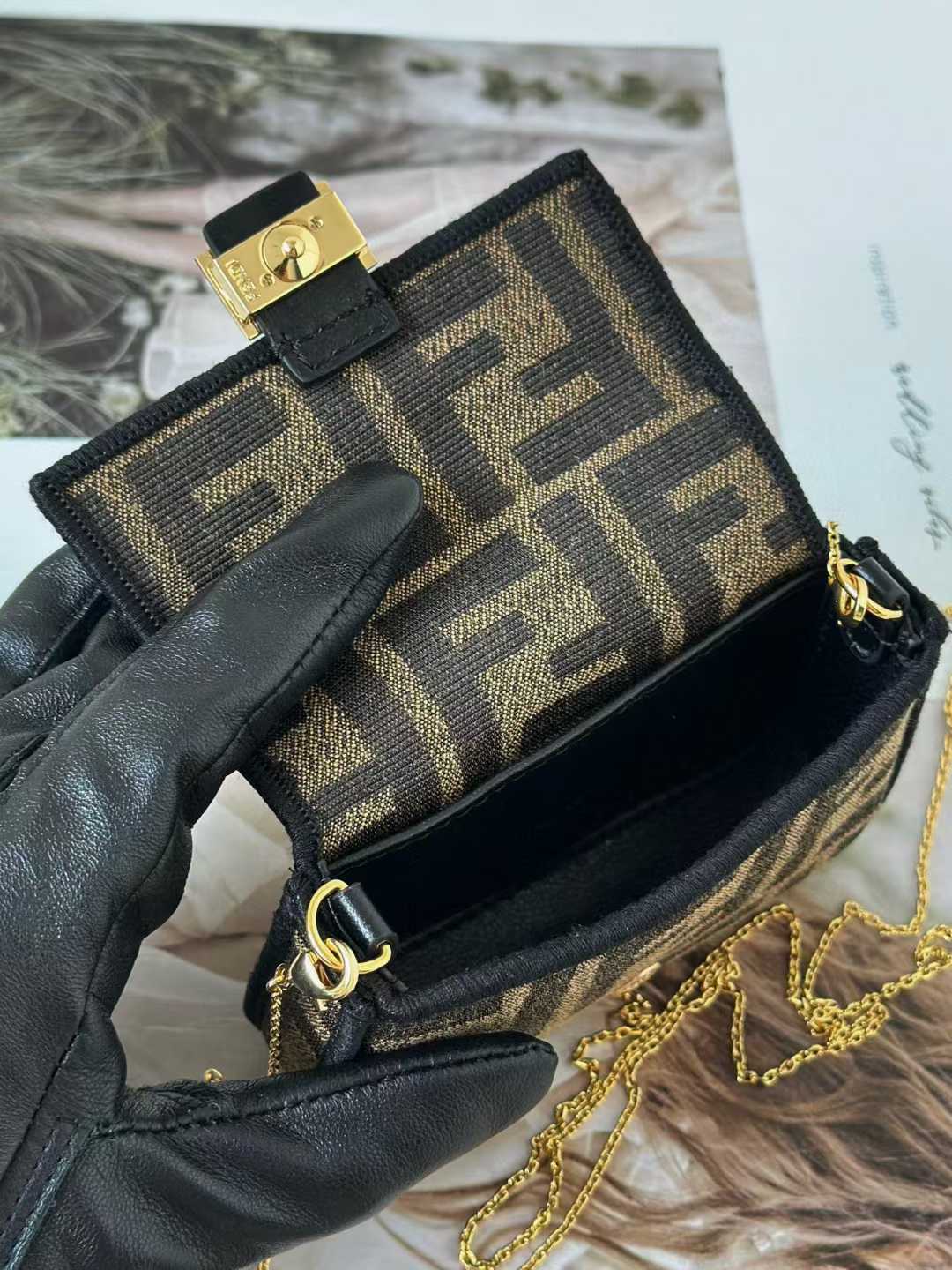 Fendi Nano Baguette Charm view 9