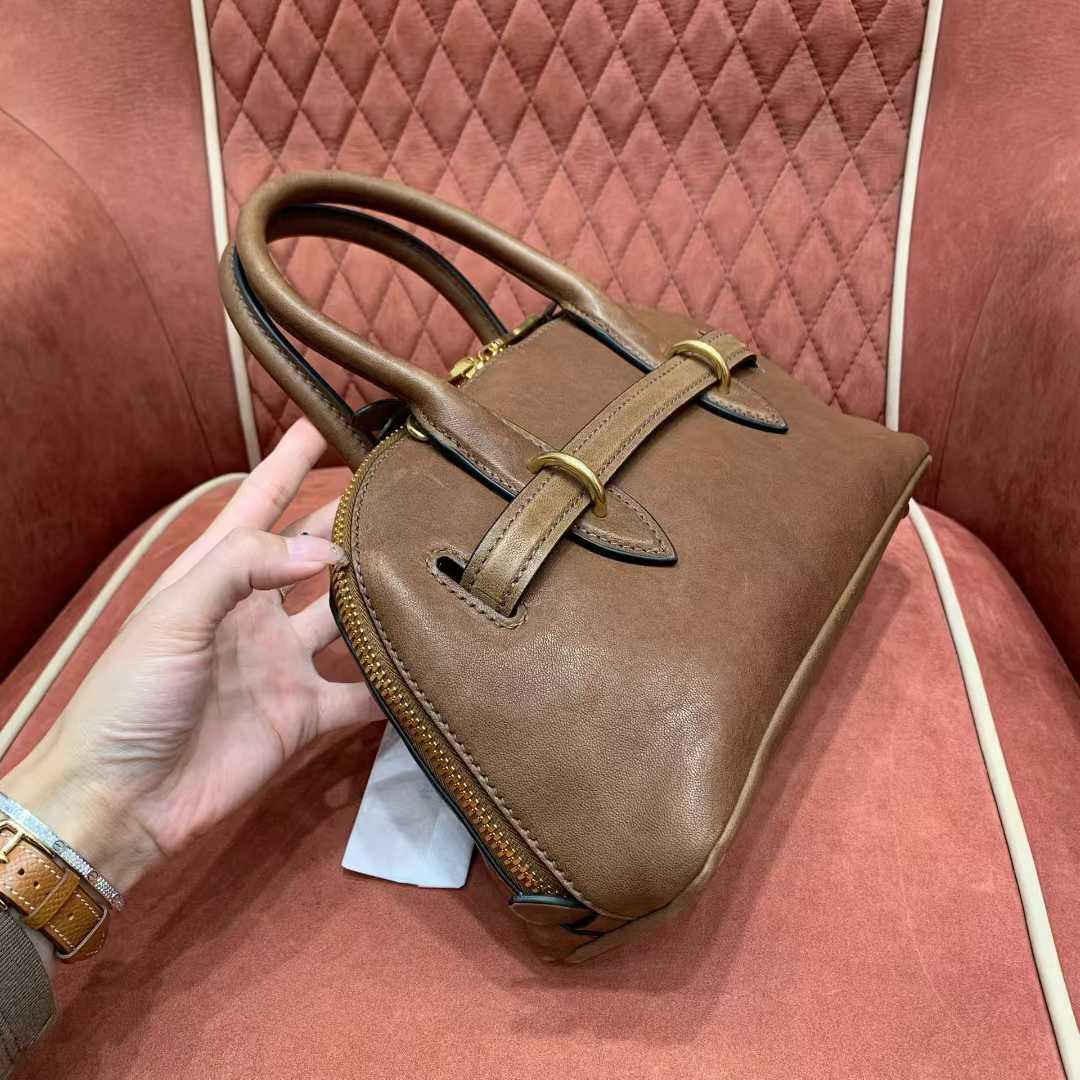 Miu Miu Aventure nappa leather top-handle bag view 6