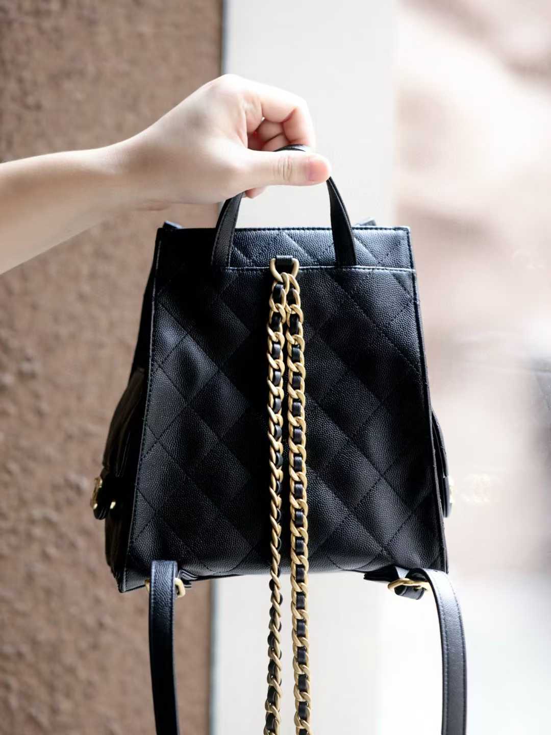 Chanel 25 medium backpack view 2