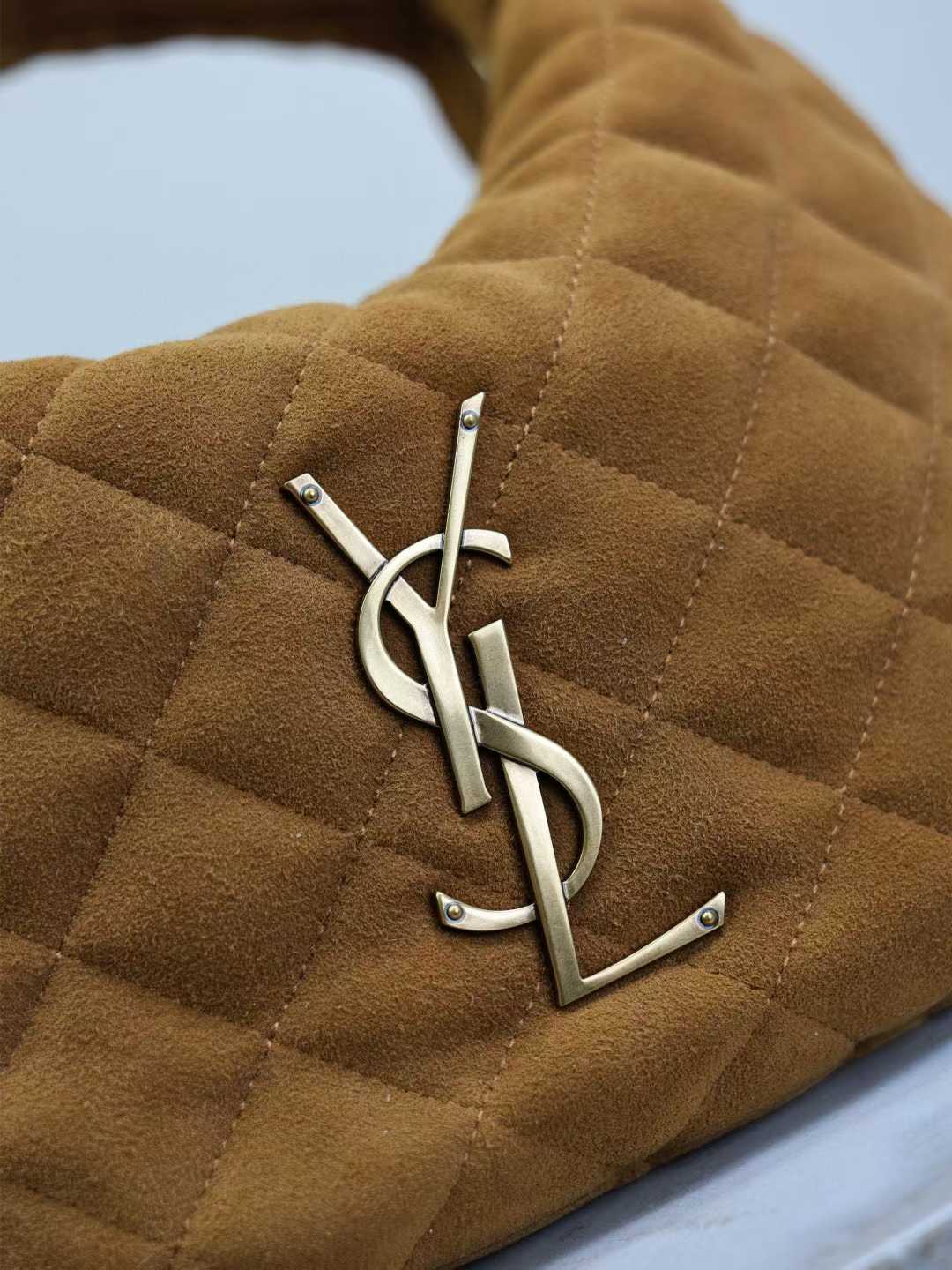 Saint Laurent ICARINO in quilted suede view 4