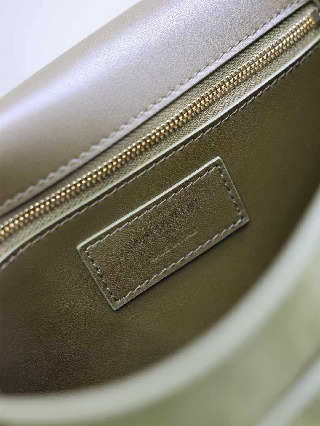 Saint Laurent NIKI satchel in suede view 8