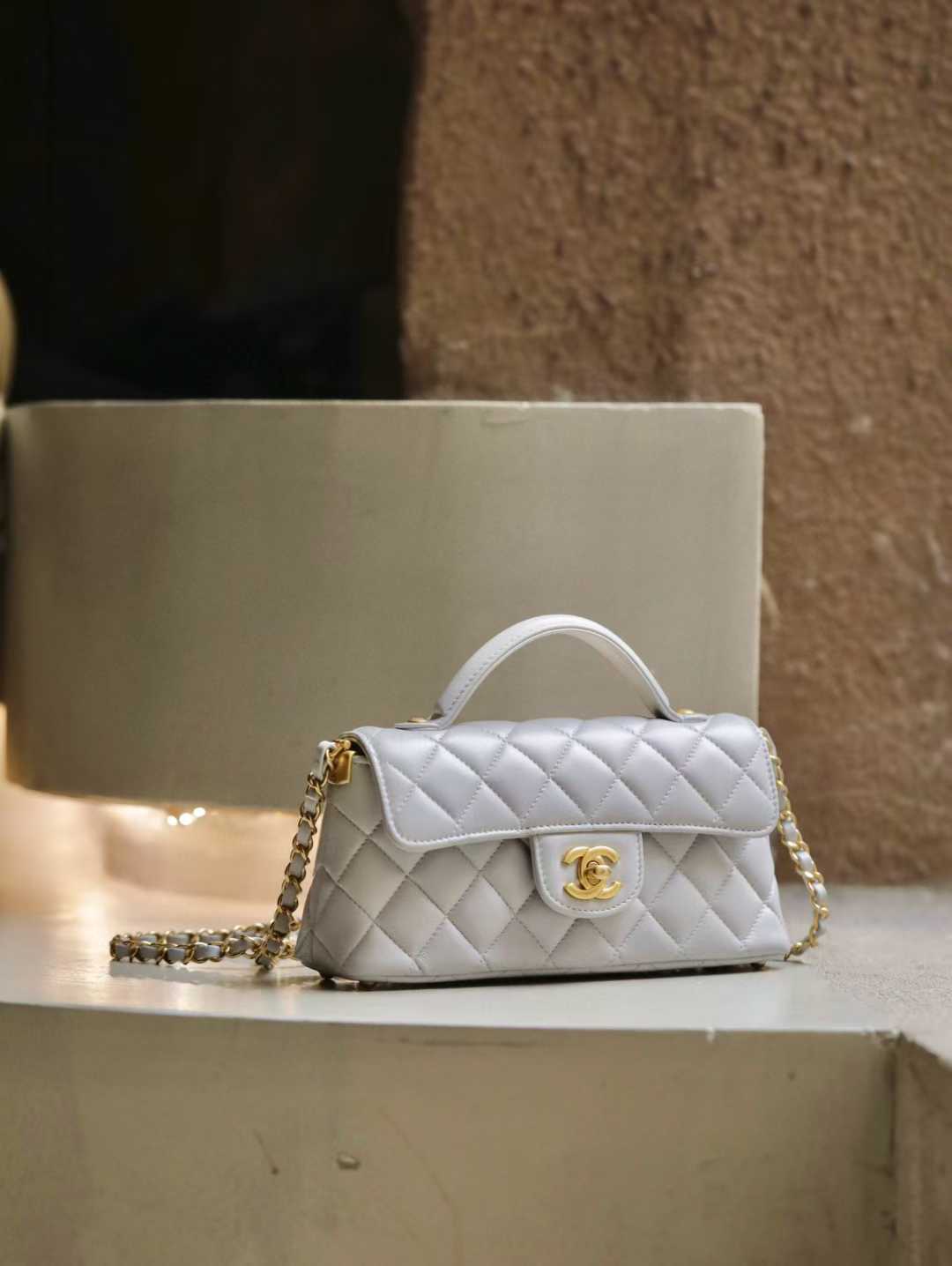 Chanel Flap Bag with Top Handle view 2