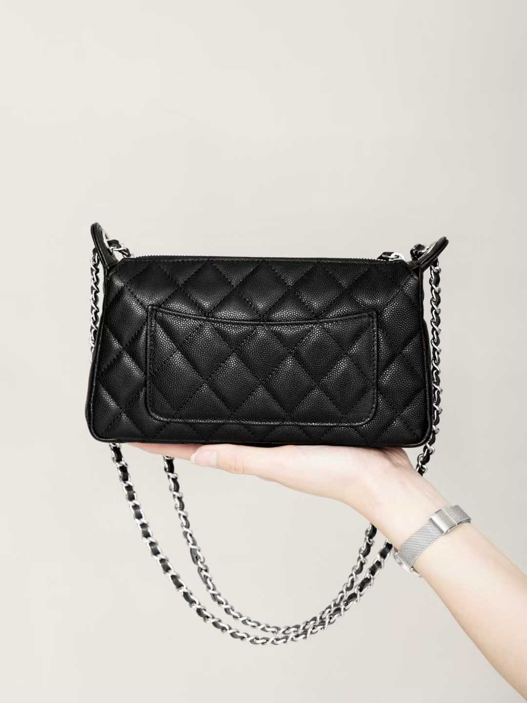 Chanel 25B Clutch with chain view 2