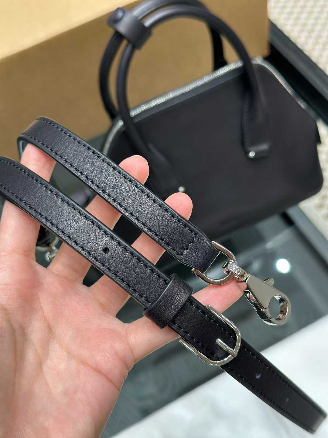The Row Mini Devon Bag view 8