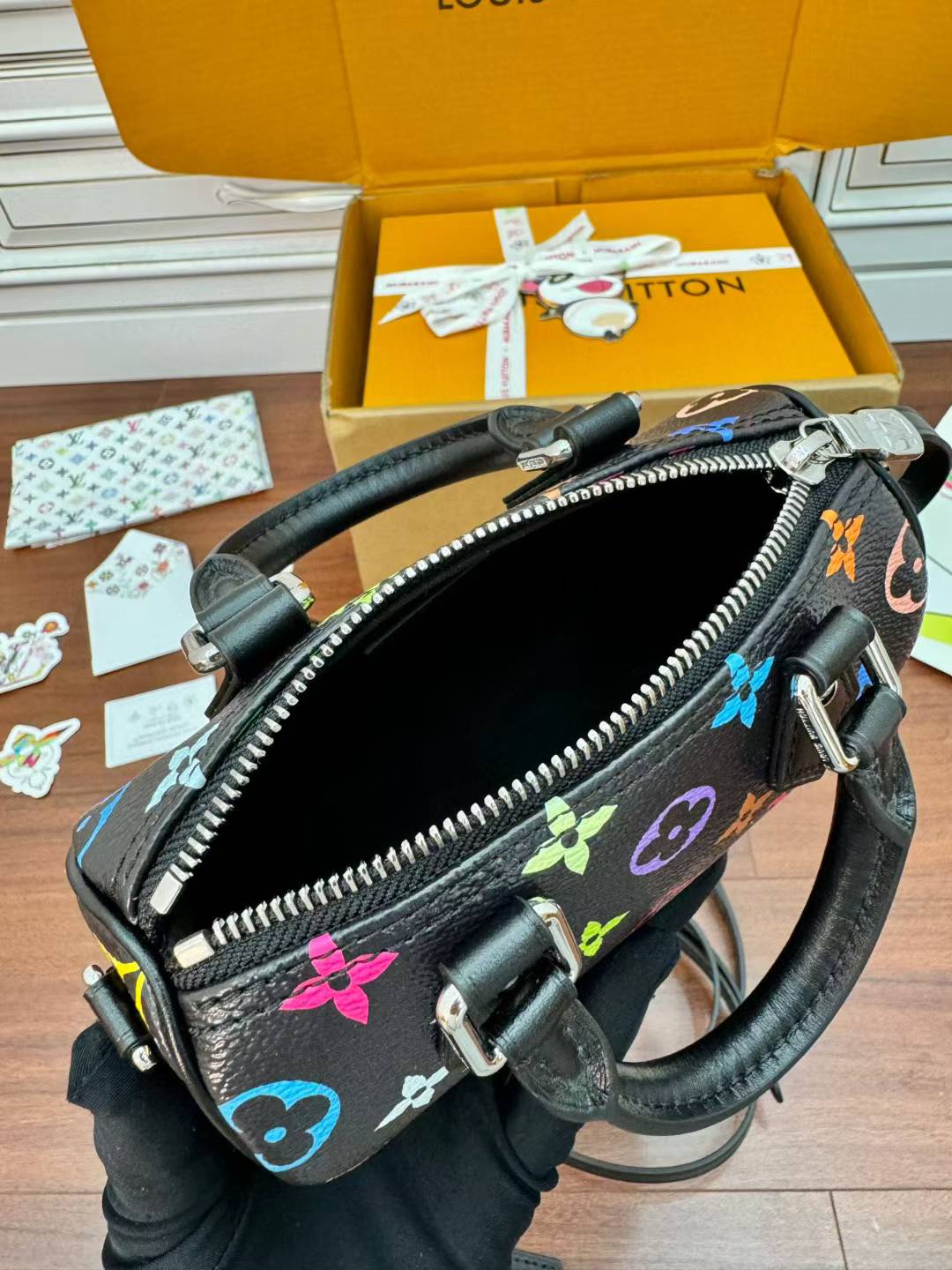 Louis Vuitton x TM Nano Speedy Bag view 4