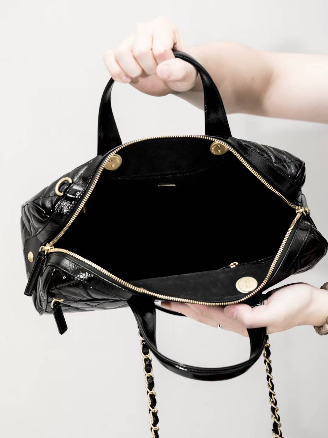 Chanel Large Bowling Bag view 3