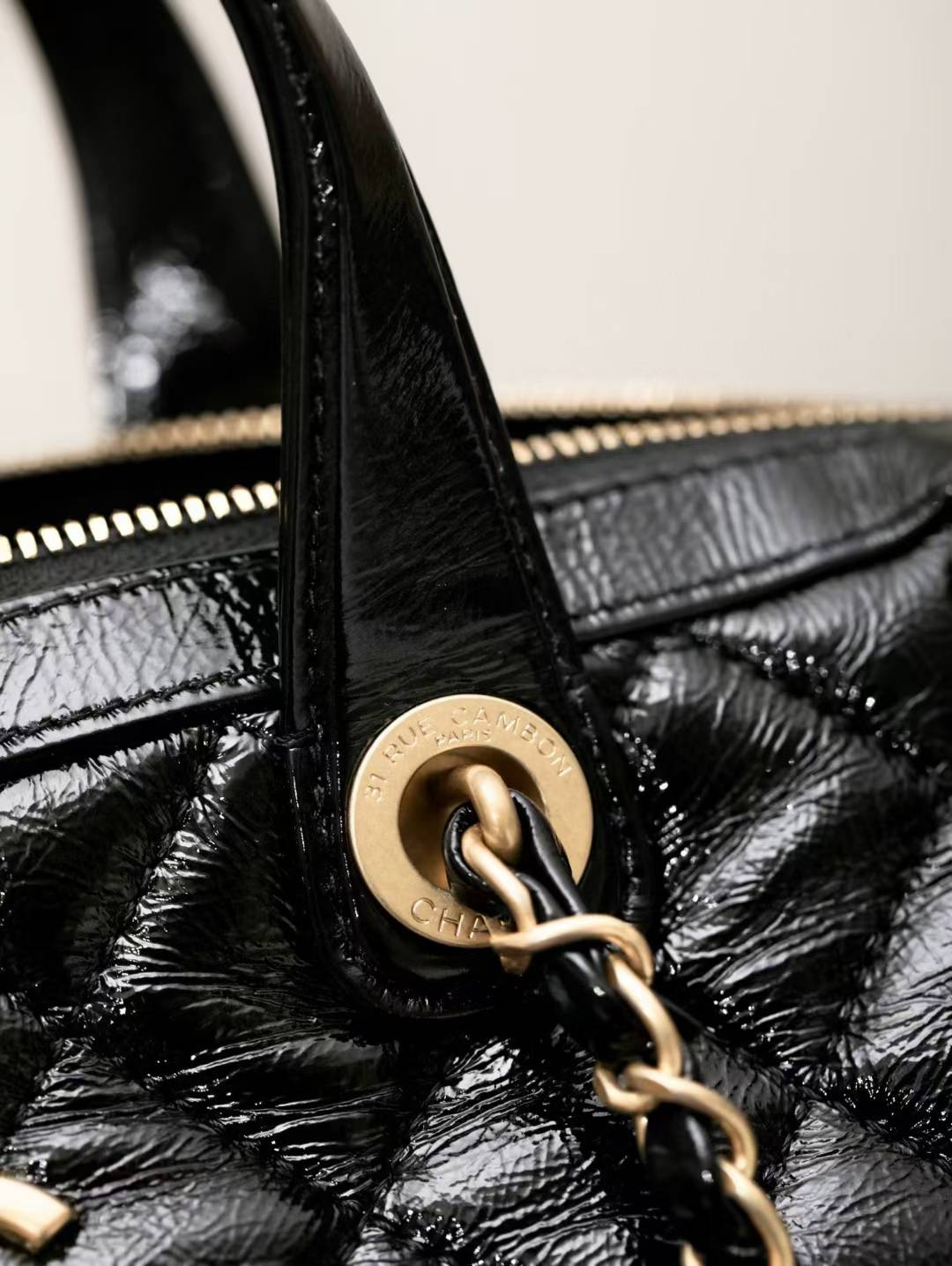 Chanel Large Bowling Bag view 4