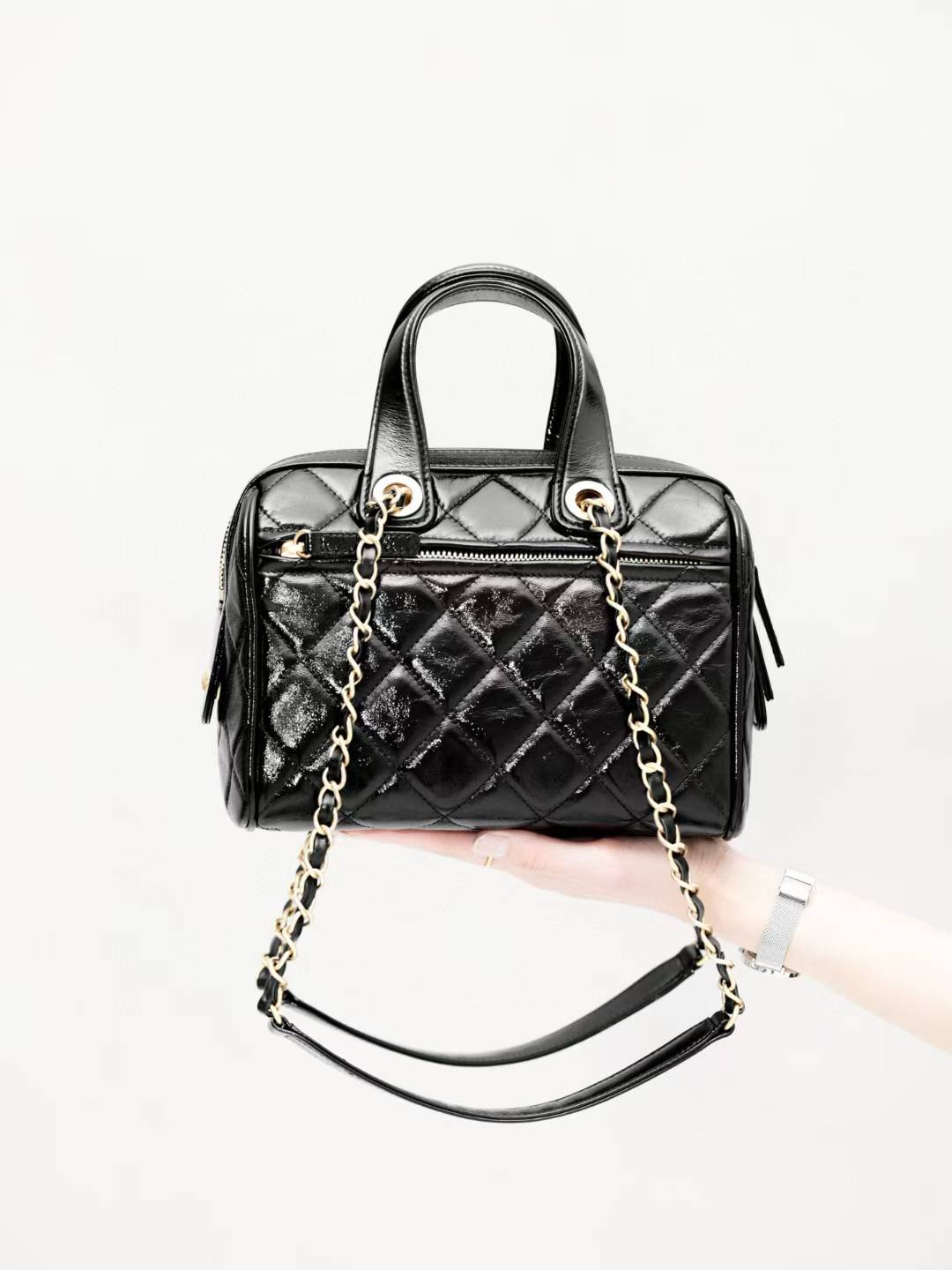 Chanel Small Bowling Bag view 2