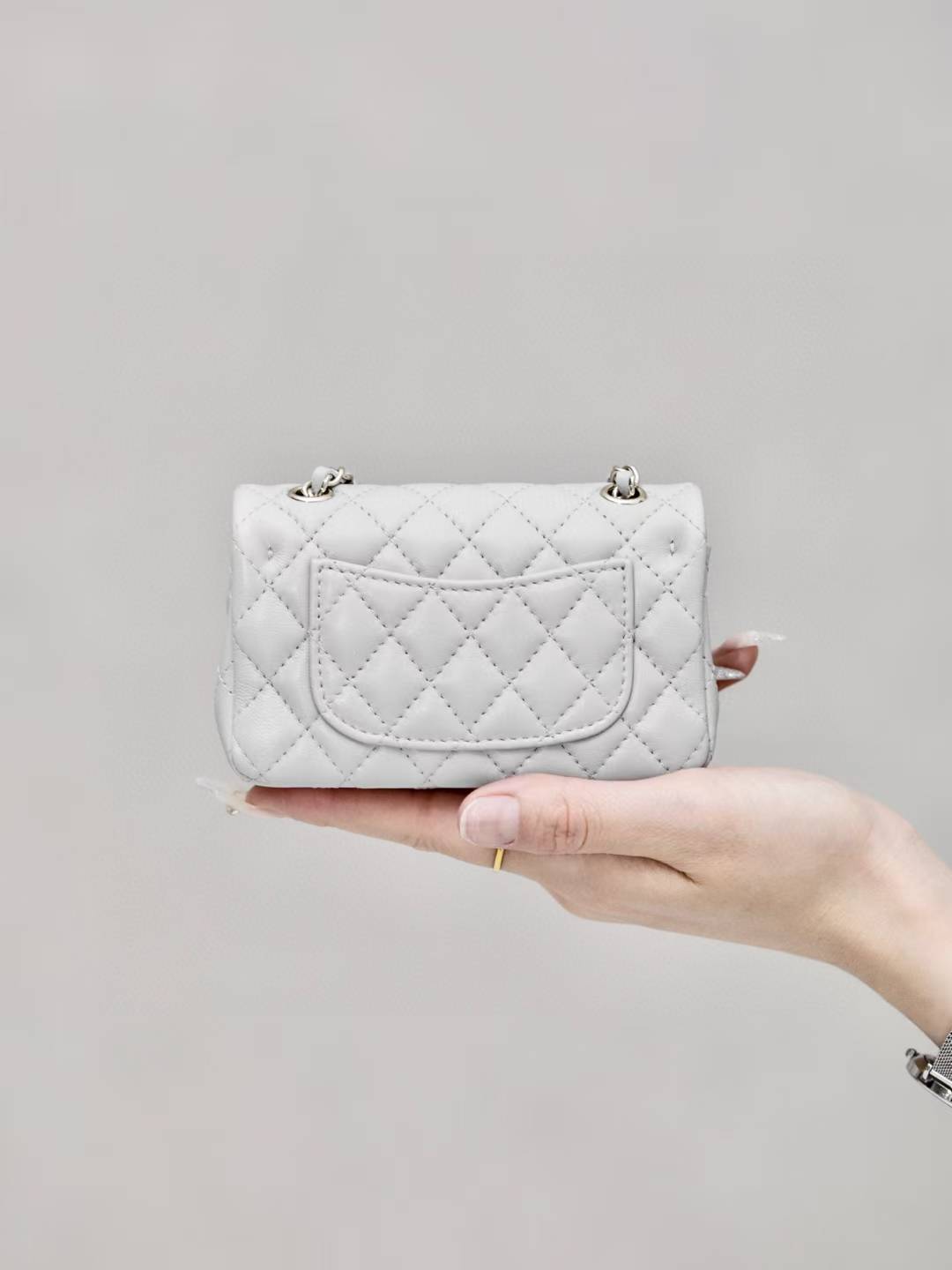 Chanel Classic Mini Bag with hook view 2