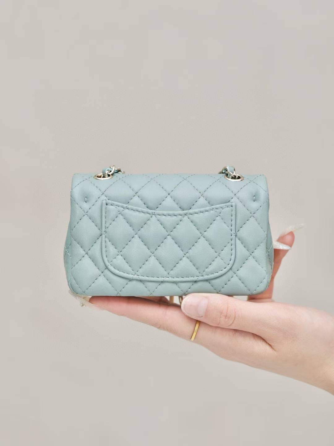 Chanel Classic Mini Bag with hook view 2