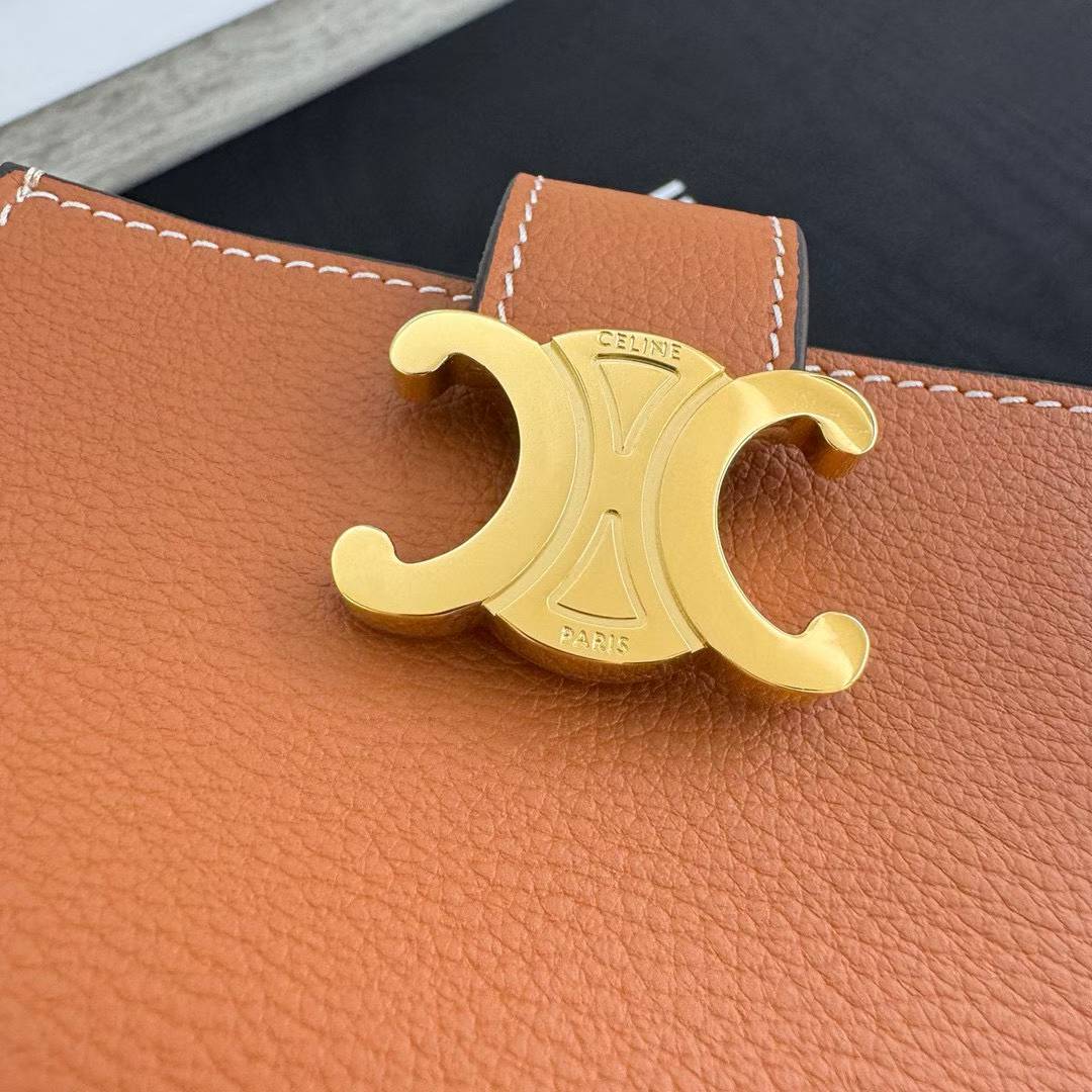Celine Accordeon Card Holder Nino In Supple Grained Calfskin view 6